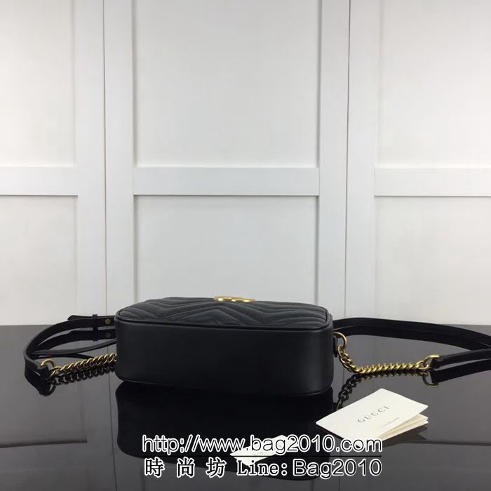 GUCCI古馳頂級原單 新款專櫃品質 實物實拍 447632克色鏈條單肩斜跨包 HY1201